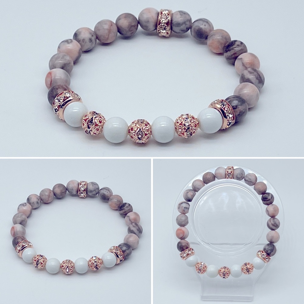 Pink Zebra Jasper Bracelet 💖Host Pick 💖 - Picture 5 of 5